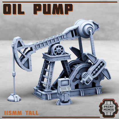 Oil Pump - Sci-Fi Space Industrial Terrain by Print Minis