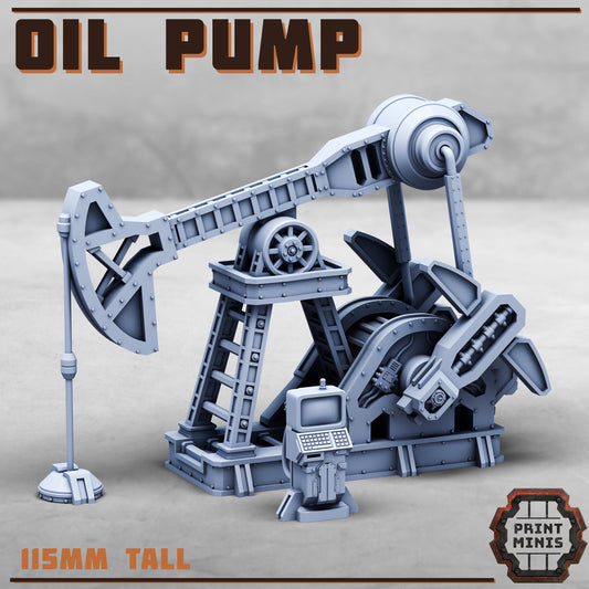 Oil Pump - Sci-Fi Space Industrial Terrain by Print Minis