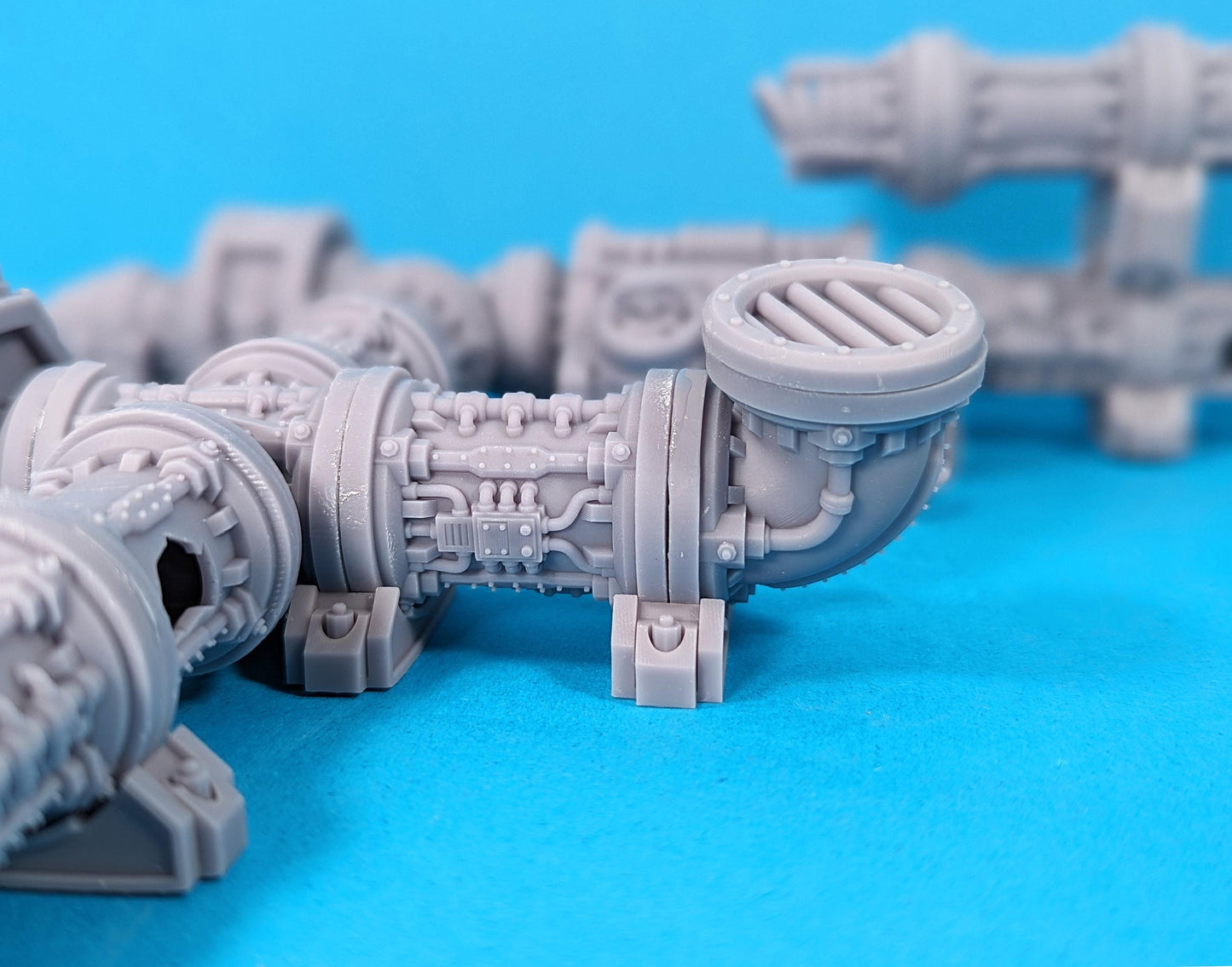 Ranvik Pipes Kit - Sci-Fi Space Industrial Terrain by Print Minis