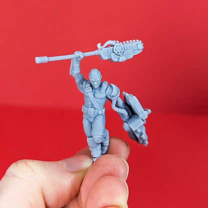 Cyborg Pit Fighters -  Sci-Fi Grimdark Mercenaries by Print Minis