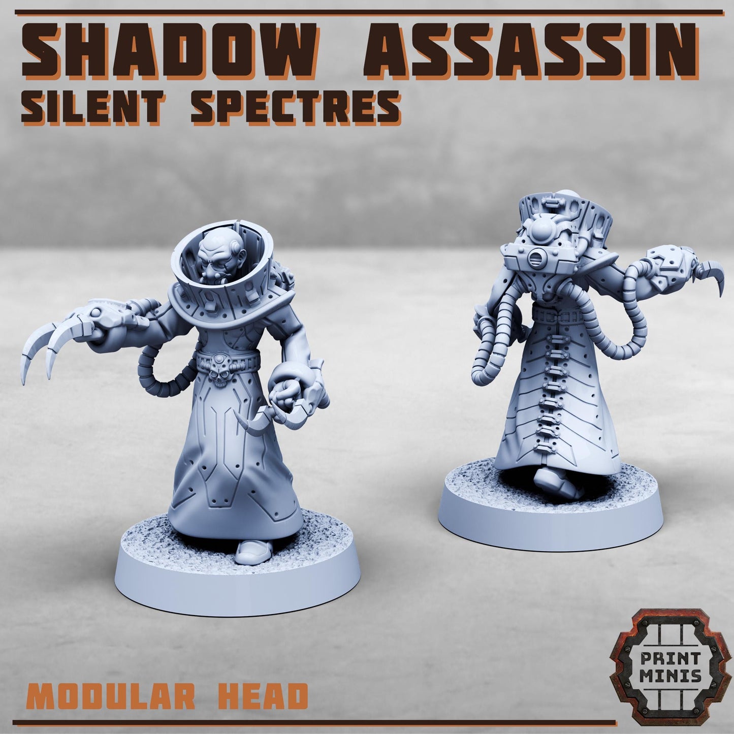 Silent Spectres Ultimate Expansion - Silent Spectres Gang - Sci-Fi Grimdark Mercenaries by Print Minis
