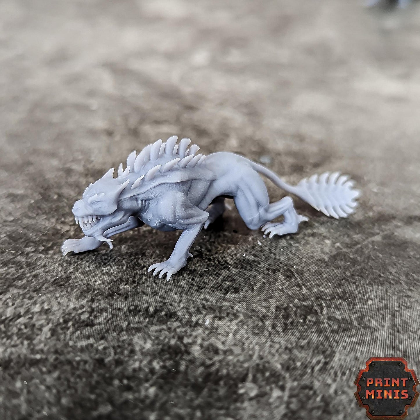 Neofelis - Bitter Nightshade Gang Pets -  Sci-Fi Grimdark City Skirmish Warfare Female Mercenaries by Print Minis