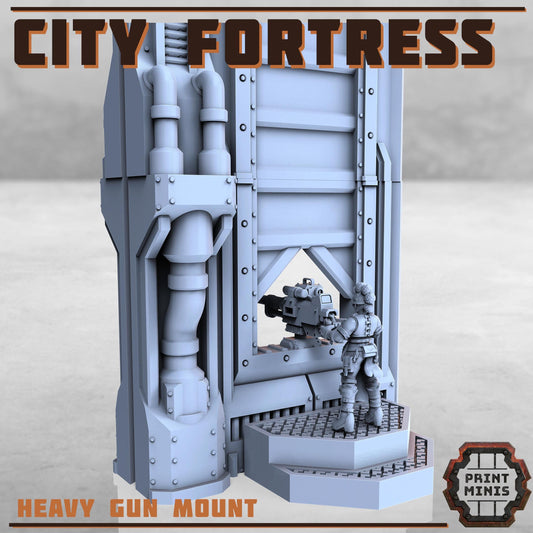 City Fortress - Sci-Fi Space Industrial Terrain by Print Minis