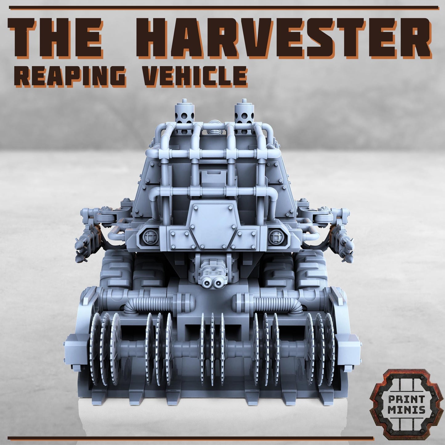 The Harvester Truck - Corpse Harvester Cult -  Sci-Fi Grimdark Gang by Print Minis