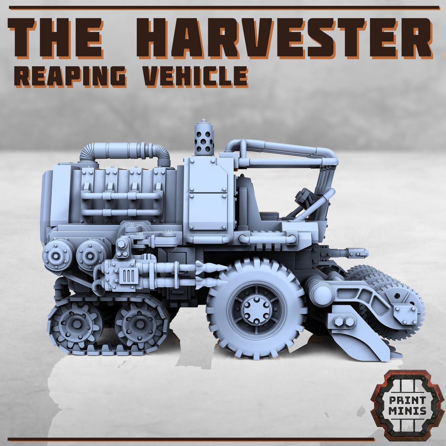 The Harvester Truck - Corpse Harvester Cult -  Sci-Fi Grimdark Gang by Print Minis