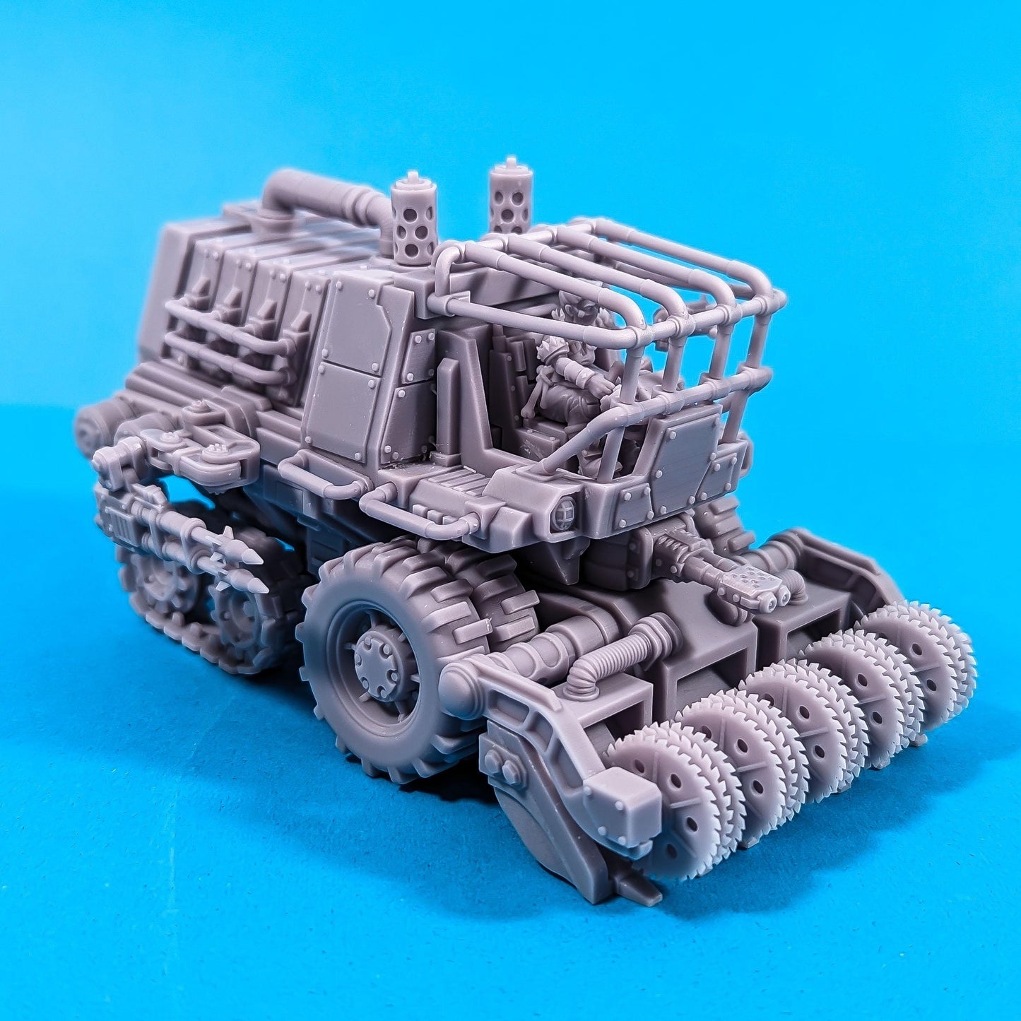 The Harvester Truck - Corpse Harvester Cult -  Sci-Fi Grimdark Gang by Print Minis
