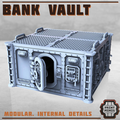 Bank Vault - Sci-Fi Space Industrial Terrain by Print Minis