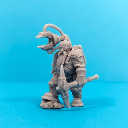 Lachlan - Clan of Cladhaich  -  Sci-Fi Grimdark Space Dwarf Mercenaries by Print Minis