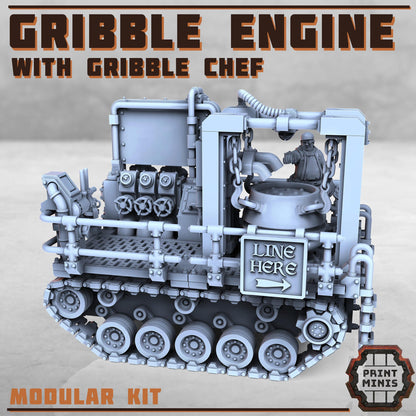 The Gribble Krawler w/ Chef - Sci-Fi Grimdark Mercenaries