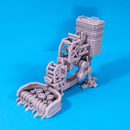 Harvester Bot with drivers - Corpse Harvester Cult -  Sci-Fi Grimdark Gang by Print Minis