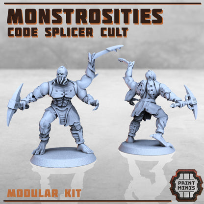 Monstrosities - Code Splicer Cult - Sci-Fi Grimdark Splicers