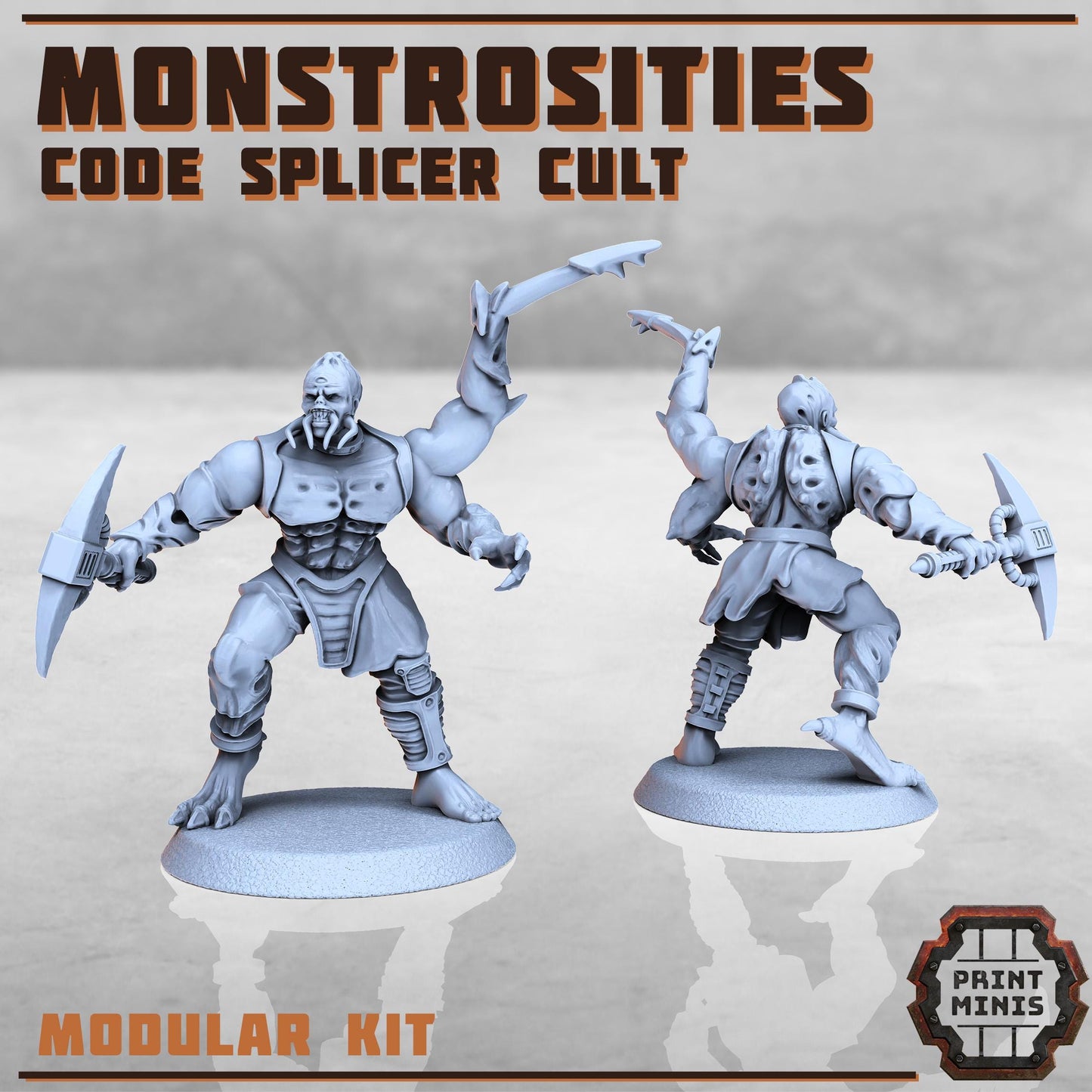 Monstrosities - Code Splicer Cult -  Sci-Fi Grimdark Splicers by Print Minis