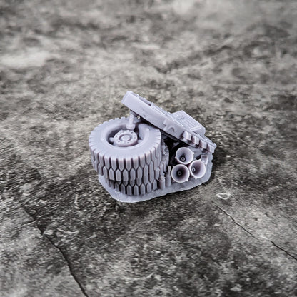 Industrial Trash Piles - Sci-Fi Space Industrial Terrain by Print Minis