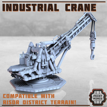 Industrial Crane - Sci-Fi Space Industrial Terrain by Print Minis