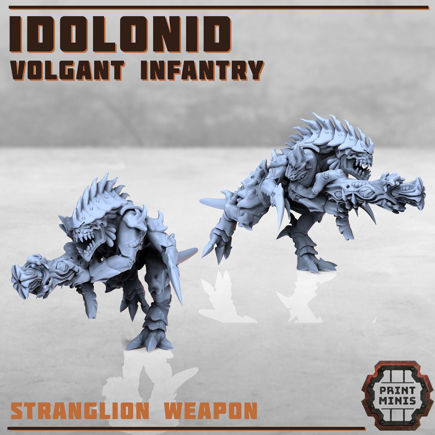 Idolonid - Volgant Infantry -  Sci-Fi Grimdark Bug aliens by Print Minis