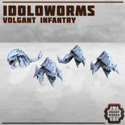 Idolonid - Volgant Infantry -  Sci-Fi Grimdark Bug aliens by Print Minis