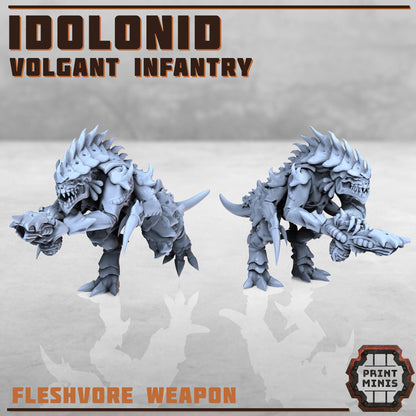Idolonid - Volgant Infantry -  Sci-Fi Grimdark Bug aliens by Print Minis