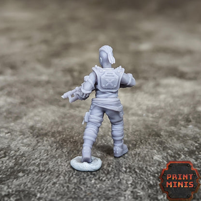 Outlaw Gang - Outcast Gangers - Sci-Fi Grimdark Mercenaries by Print Minis