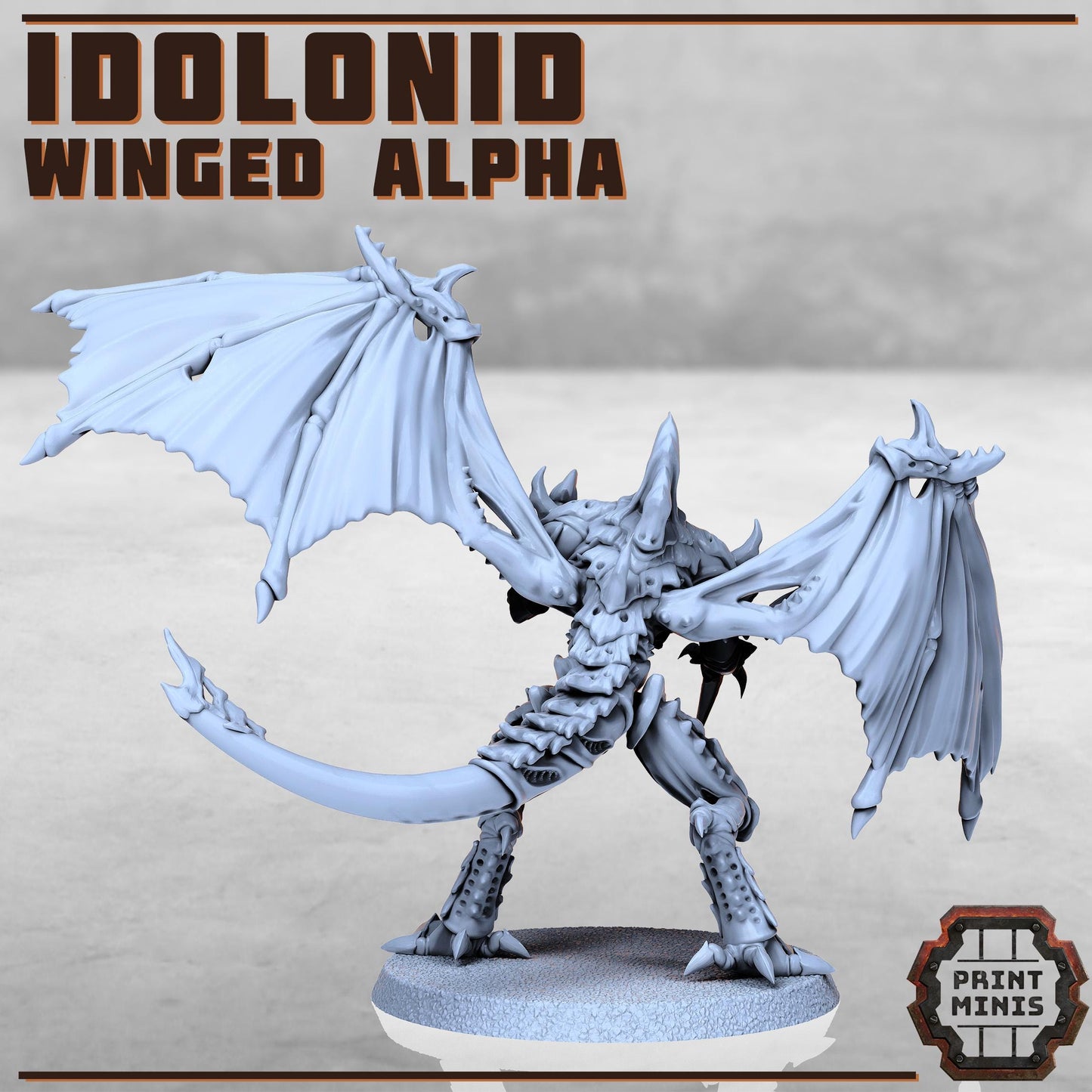 Winged Alpha - Idolonids -  Sci-Fi Grimdark Bug aliens by Print Minis