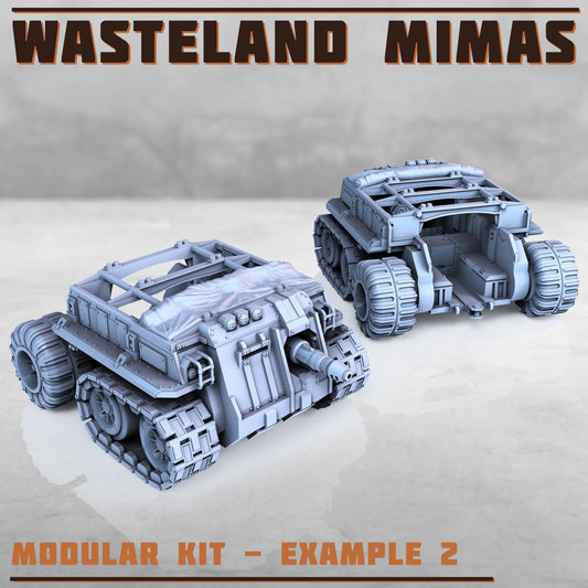 Wasteland Mimas Tank - Sci-Fi Grimdark Mercenaries by Print Minis