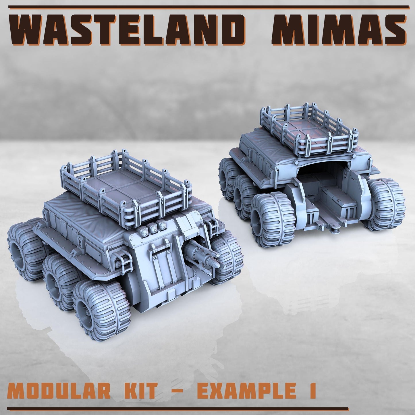 Wasteland Mimas Tank - Sci-Fi Grimdark Mercenaries by Print Minis