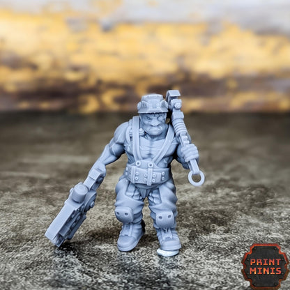 Industrial Slave Ogres  -  Sci-Fi Grimdark Ogres by Print Minis
