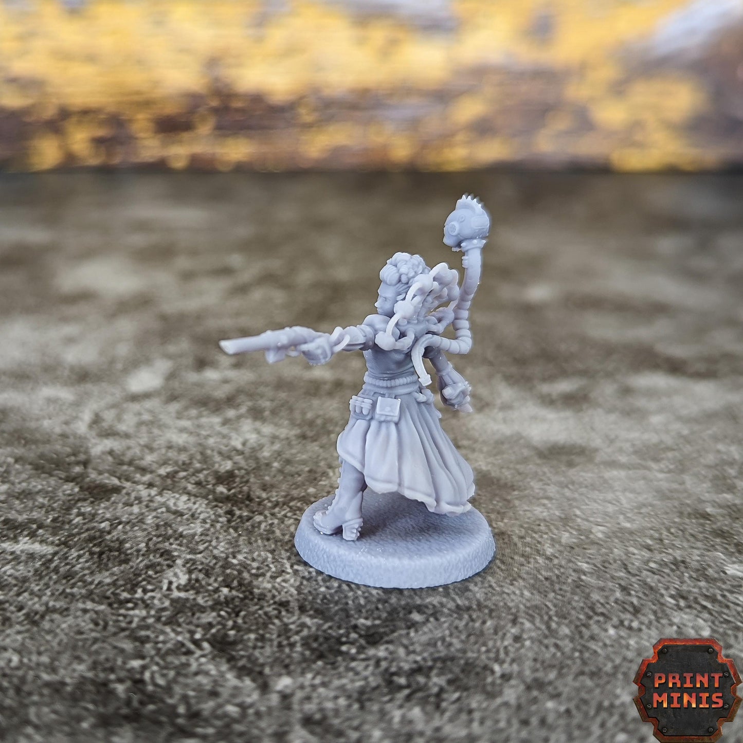 Cressida - Bounty Hunter -  Sci-Fi Grimdark Mercenaries by Print Minis