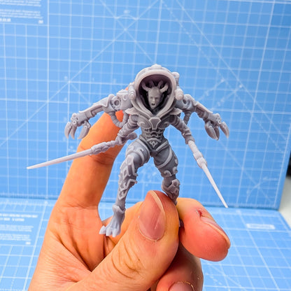 Lady Hestia - Hellspire Hunter -  Sci-Fi Grimdark Mutant Hunters by Print Minis