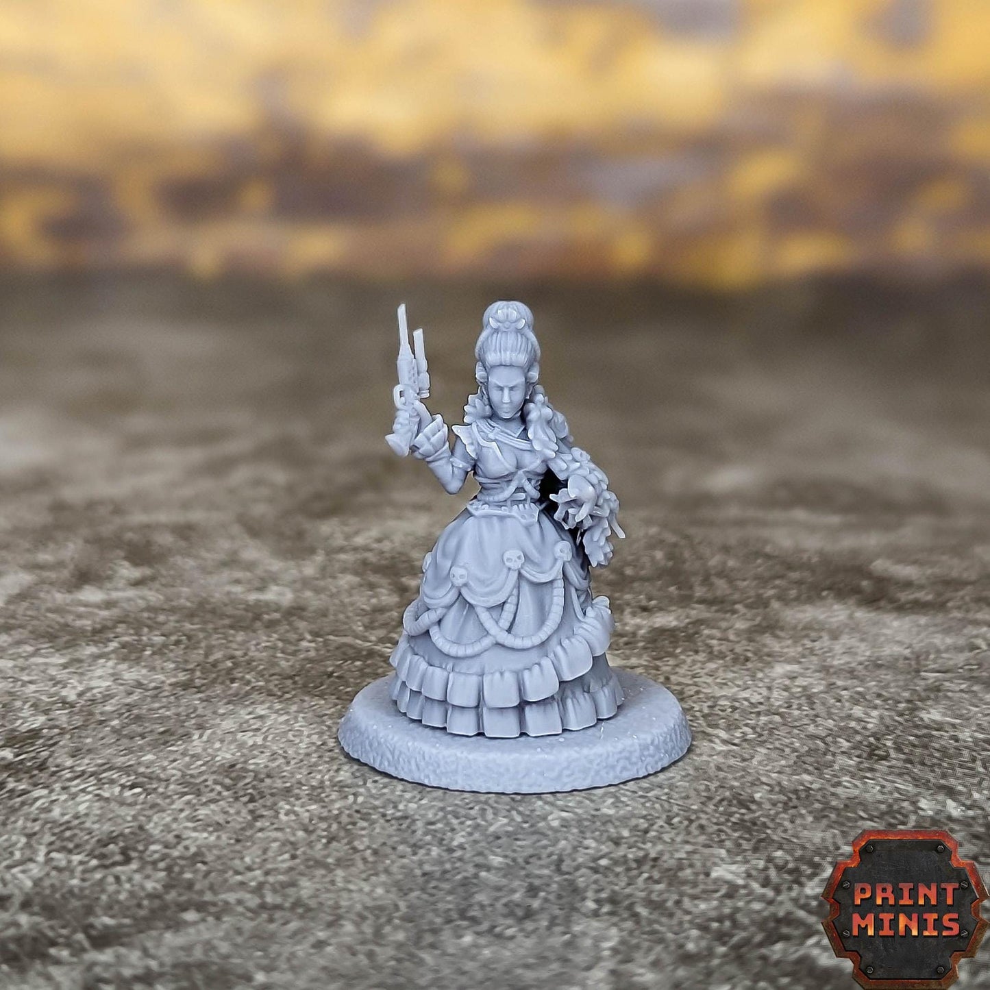 Josefina - Noble Courtier -  Sci-Fi Grimdark Mercenaries by Print Minis