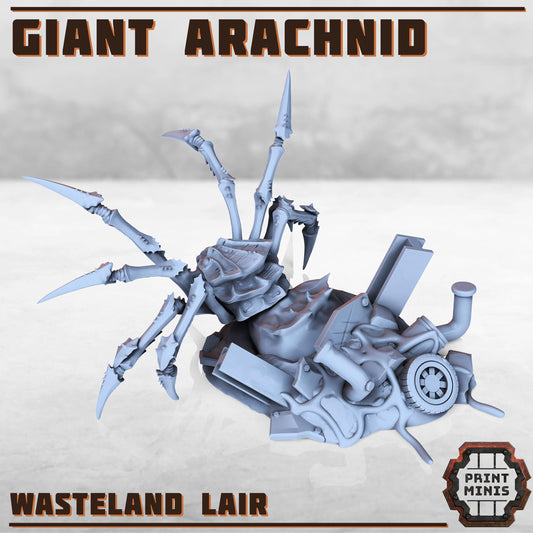 Giant Wasteland Arachnid -  Sci-Fi Grimdark Monsters by Print Minis