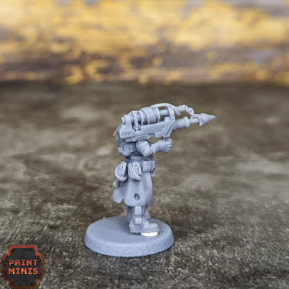 Jacquette - Bounty Hunter -  Sci-Fi Grimdark Mercenaries by Print Minis