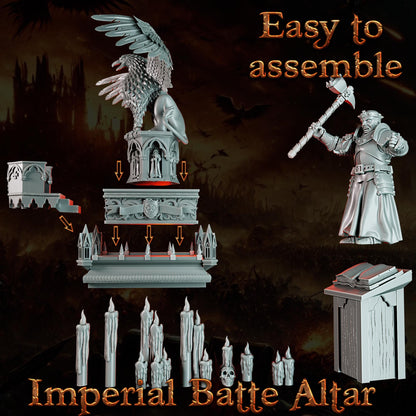 Imperial Battle Altar, Modular Empire miniatures by Landor Miniatures! Empire for Fantasy Wargames