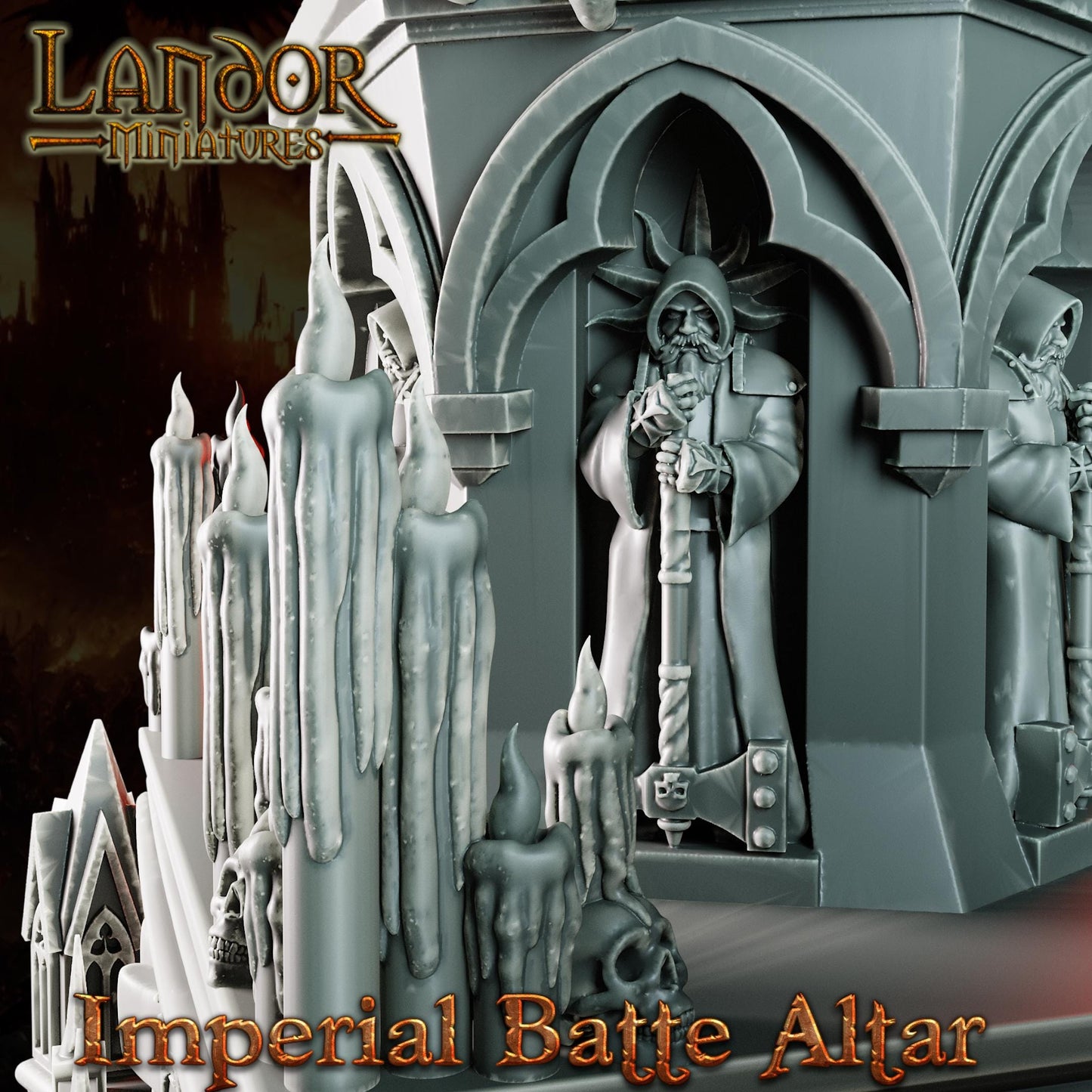 Imperial Battle Altar, Modular Empire miniatures by Landor Miniatures! Empire for Fantasy Wargames