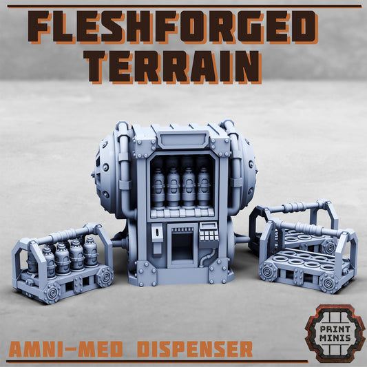 Fleshforged Gang Traps -  Sci-Fi Grimdark City Skirmish Warfare Purifier Mercenaries by Print Minis