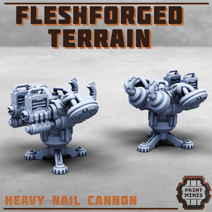 Fleshforged Gang Traps -  Sci-Fi Grimdark City Skirmish Warfare Purifier Mercenaries by Print Minis