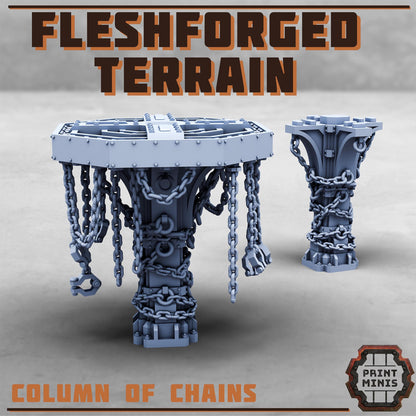 Fleshforged Gang Traps -  Sci-Fi Grimdark City Skirmish Warfare Purifier Mercenaries by Print Minis