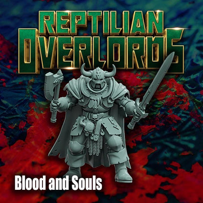Chaotic Warrior Blood and Souls, Bits and Weapon Conversions by Reptilian Overlords, perfect for Fantasy Wargames