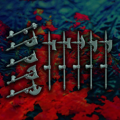 Chaotic Warrior Blood and Souls, Bits and Weapon Conversions by Reptilian Overlords, perfect for Fantasy Wargames