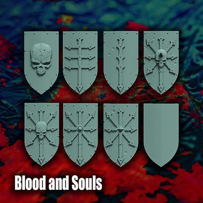 Chaotic Warrior Blood and Souls, Bits and Weapon Conversions by Reptilian Overlords, perfect for Fantasy Wargames