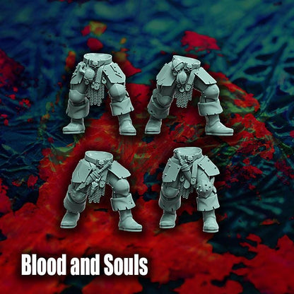 Chaotic Warrior Blood and Souls, Bits and Weapon Conversions by Reptilian Overlords, perfect for Fantasy Wargames