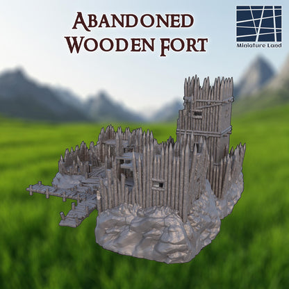 Medieval Guard Fort - Tabletop Terrain - 28 MM, Tabletop 3D Printed Terrain by MiniatureLand, Perfect for Wargaming and RPGs