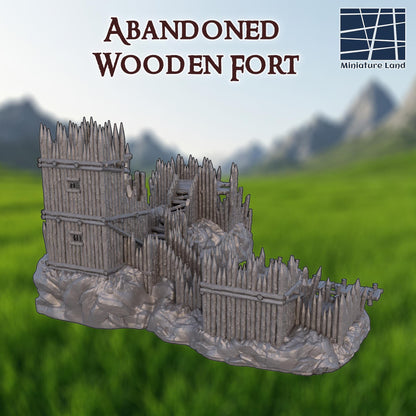 Medieval Guard Fort - Tabletop Terrain - 28 MM, Tabletop 3D Printed Terrain by MiniatureLand, Perfect for Wargaming and RPGs