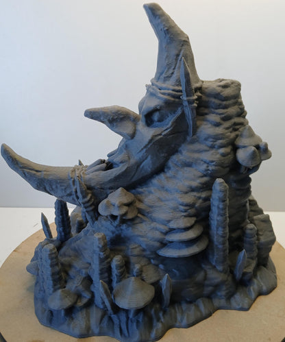 Goblin Moon Shrine - Tabletop Terrain - 28 MM, Tabletop 3D Printed Terrain by MiniatureLand, Perfect for Wargaming and RPGs