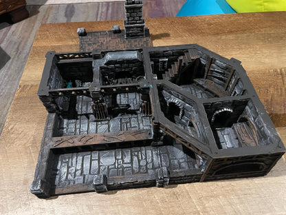 Medieval Gunsmith - Tabletop Terrain - 28 MM, Tabletop 3D Printed Terrain by MiniatureLand, Perfect for Wargaming and RPGs