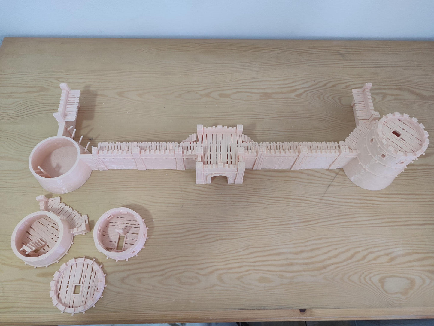 Modular Desert Fort - Tabletop Terrain - 28 MM 3D Printed Terrain by MiniatureLand, Perfect for Wargaming and RPGs