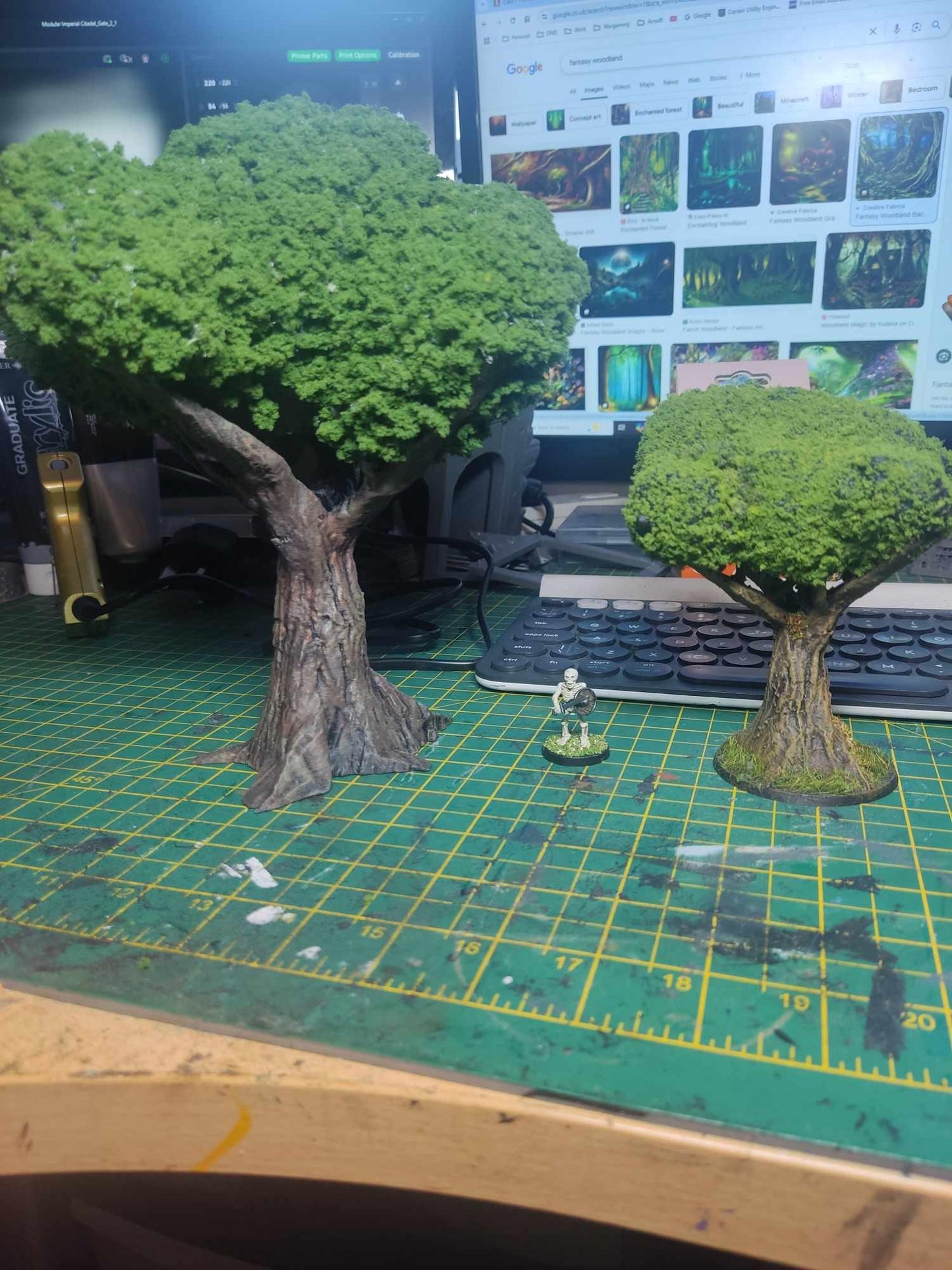40x Scatter Tree Pack - Tabletop Terrain - 28 MM, Tabletop 3D Printed Terrain by MiniatureLand, Perfect for Wargaming and RPGs