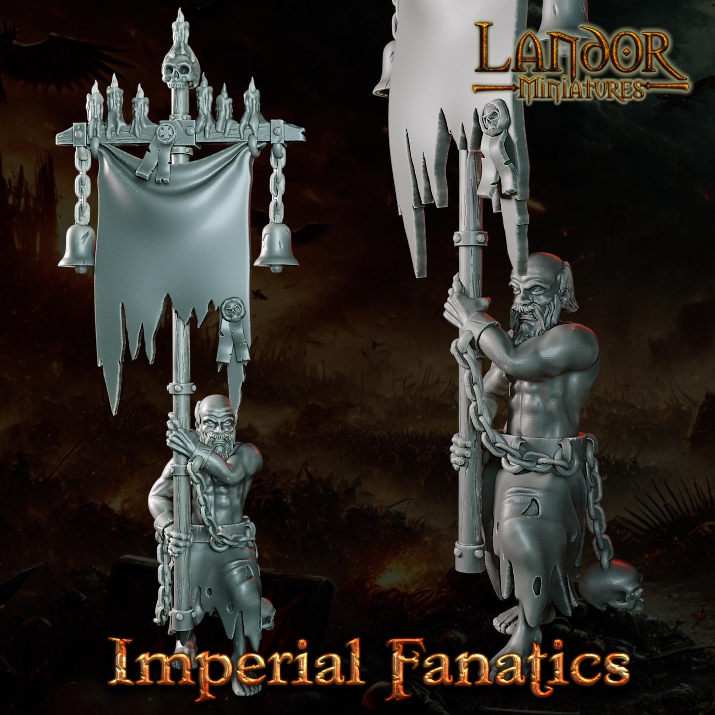 Imperial Fanatics, Modular Empire miniatures by Landor Miniatures! Empire for Fantasy Wargames
