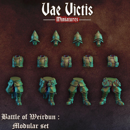 Battle Of Weirdun : modular set, Trench Weird War by Vae Victis, perfect for Wargames and RPGs