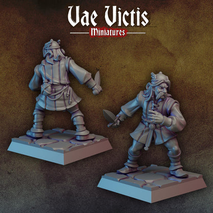 Sewers Stalkers vol.3,  Fantasy Miniatures by Vae Victis, perfect for Fantasy Wargames and Tabletop RPGs