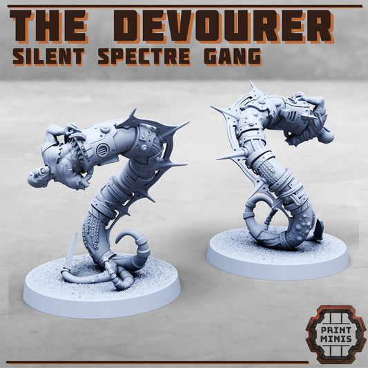 The Devourer Wyrm Miniature - Sci-Fi Grimdark Mercenary